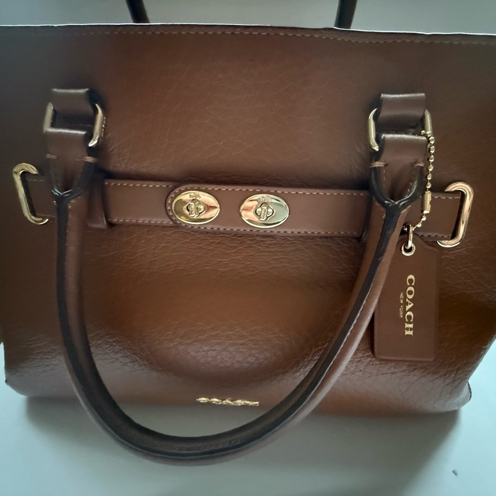 Coach Blake Carryall Chocolate Brown Leather Tote